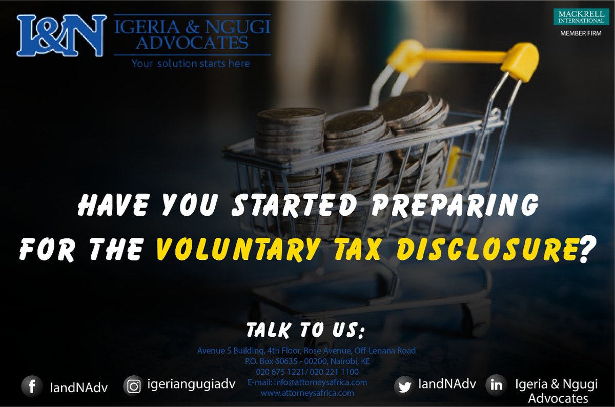 IandNAdv's tweet photo. Another added valuable measure of Finance Act 2020(The Act) : Voluntary Tax Disclosure Programme (the VTDP) 

Follow the link below to Learn more about the program designed to Assist Taxpayers Achieve Tax Compliance 
https://t.co/quLfo1YrGR https://t.co/4PI7T4Wndn