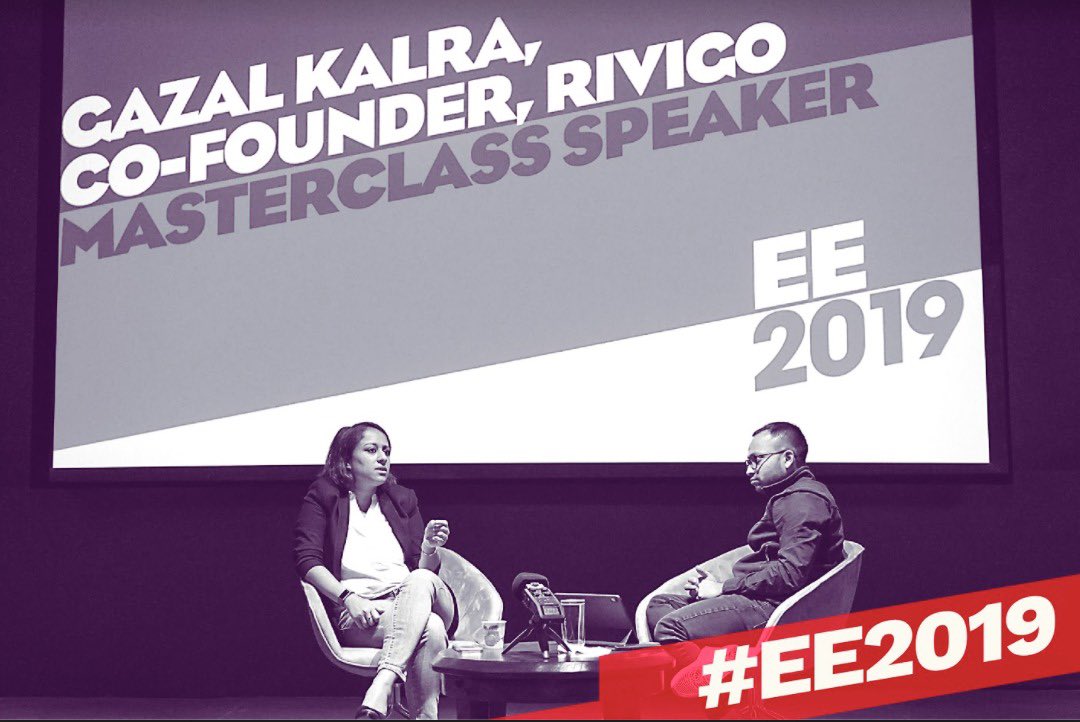 tweetingva's tweet photo. #EEThrowback to hosting friend & fellow @StanfordGSBAlum Gazal Kalra, Co-Founder of @RivigoLogistics at @lightspeedee. Her masterclass on Decision Making highlighted the hard tradeoffs she made and her decision frameworks. Apply to #EE21 now at https://t.co/FSxn0qkzTI https://t.co/lcFLQC2xwI