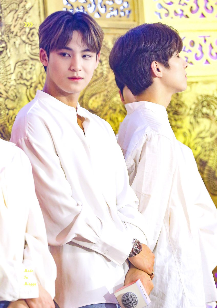 mingyu wearing white — a thread(will update constantly)