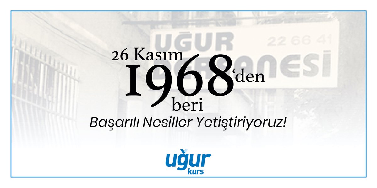52 yıl önce tam da bugün geleceğe yön verecek nesiller yetiştirme hayaliyle yola çıktık. Şimdi, Uğurlu bir geleceğe kavuşan binlerce öğrencimizle başarıyı bir gelenek haline getirmenin gururunu yaşıyoruz. 🏆

Doğum günümüz kutlu olsun!

#1968denGeleceğe