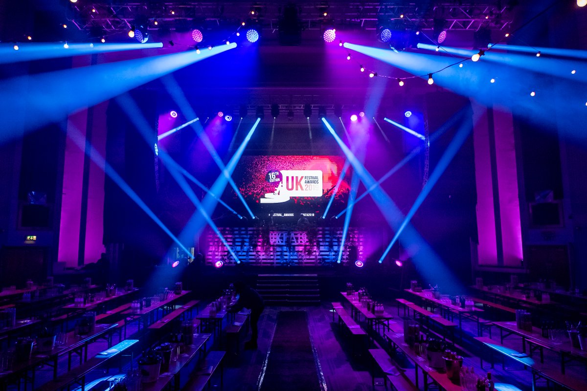 ClayPakyNews's tweet image. #tbt with event production services and hire company Light Design Ltd and their fleet of Sharpy Plus moving spot lights at the 2019 UK Festival Awards, hosted at the Troxy in London.

#Claypaky #SharpyPlus #ThrowbackThursday 
@ACEntTech