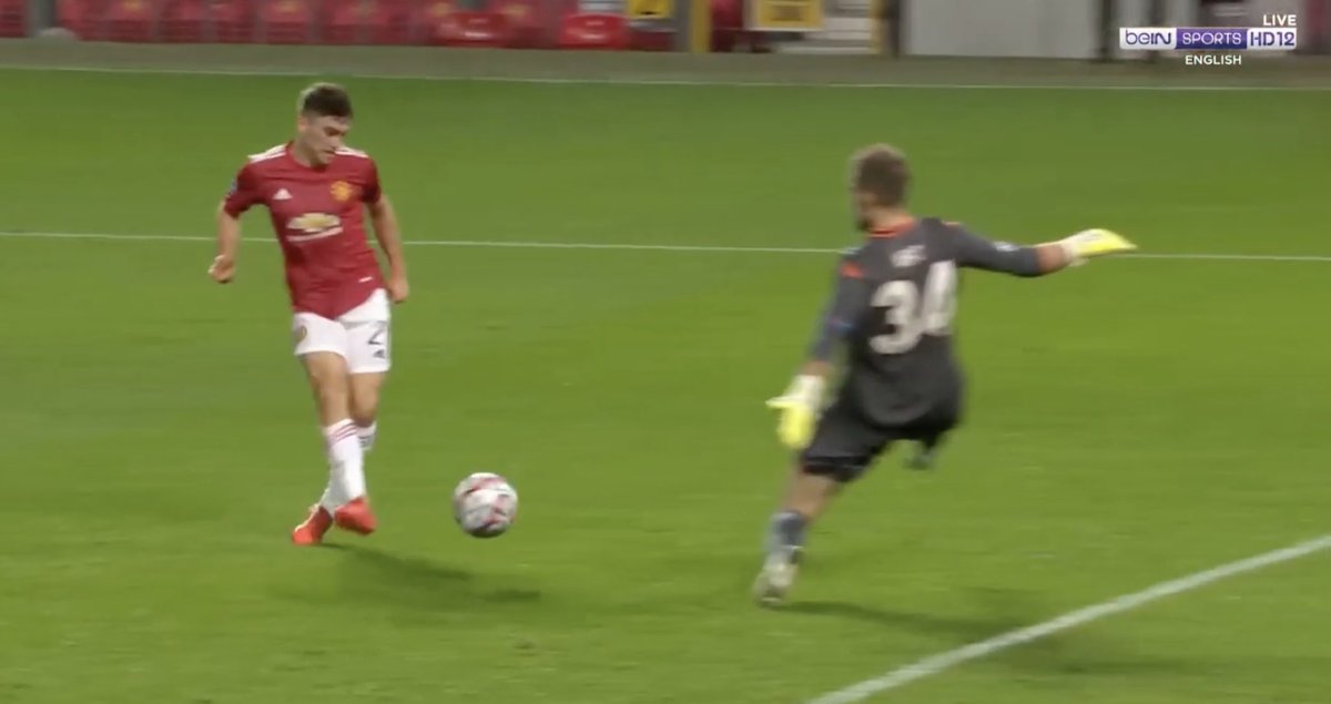 10. Daniel James’ First CL goal. A. Matic with a line breaking pass to Cavani.B. Nice hold up play and a quick pass to VDB. C. VDB with a through ball to support Greenwood’s run. D. Greenwood with perfectly weighted through ball. E. DJ outpaces the FB. Excellent finish.