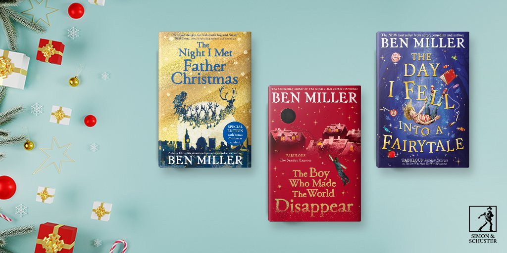simonkids_UK's tweet photo. 🎄COMPETITION🎄
Day 11: Win a Ben Miller bundle

Enter a world of wonder this Christmas with @ActualBenMiller. Three fabulous stories including the brand new The Day I Fell Into a Fairytale!

❤️ &amp; RT by the end of the day to enter (UK &amp; Ireland only)! 1 winner only https://t.co/nnkqiOIfJx