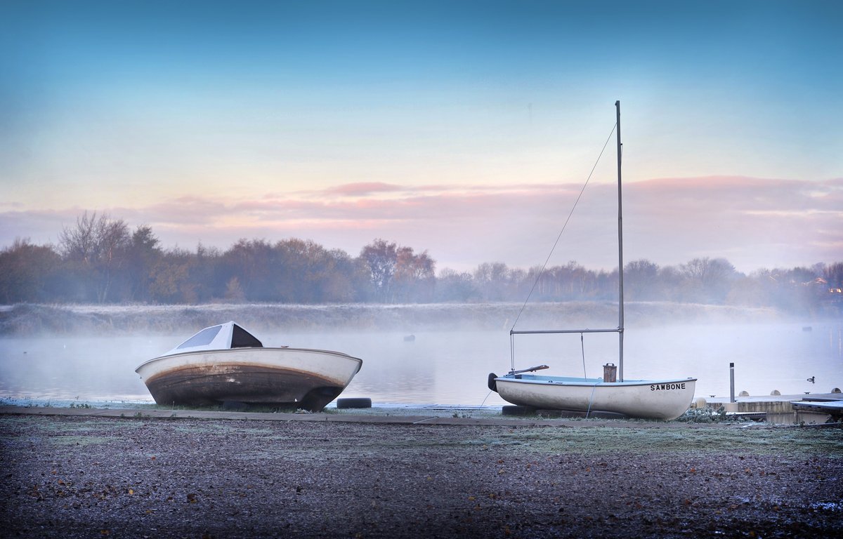 A misty and frosty view over <a href="/AldridgeSailing/">Aldridge SC</a> club this morning. Picture copyright <a href="/ExpressandStar/">Express & Star</a>