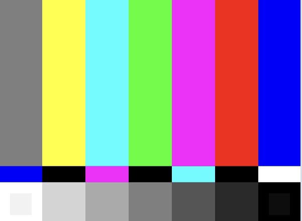 sparks2's tweet photo. @geekar_ @Al_Solzhenitsyn @r8dr4lfe75 And after the advent of color TVs you had color bar test patterns https://t.co/CLEh1gTHeK