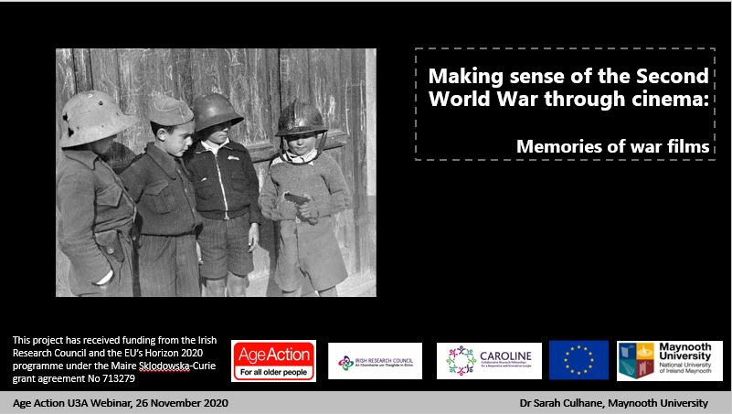 Looking forward to taking part in @AgeAction's Winter Webinar series this morning where we'll be talking all things war films: ageaction.ie/how-we-can-hel…