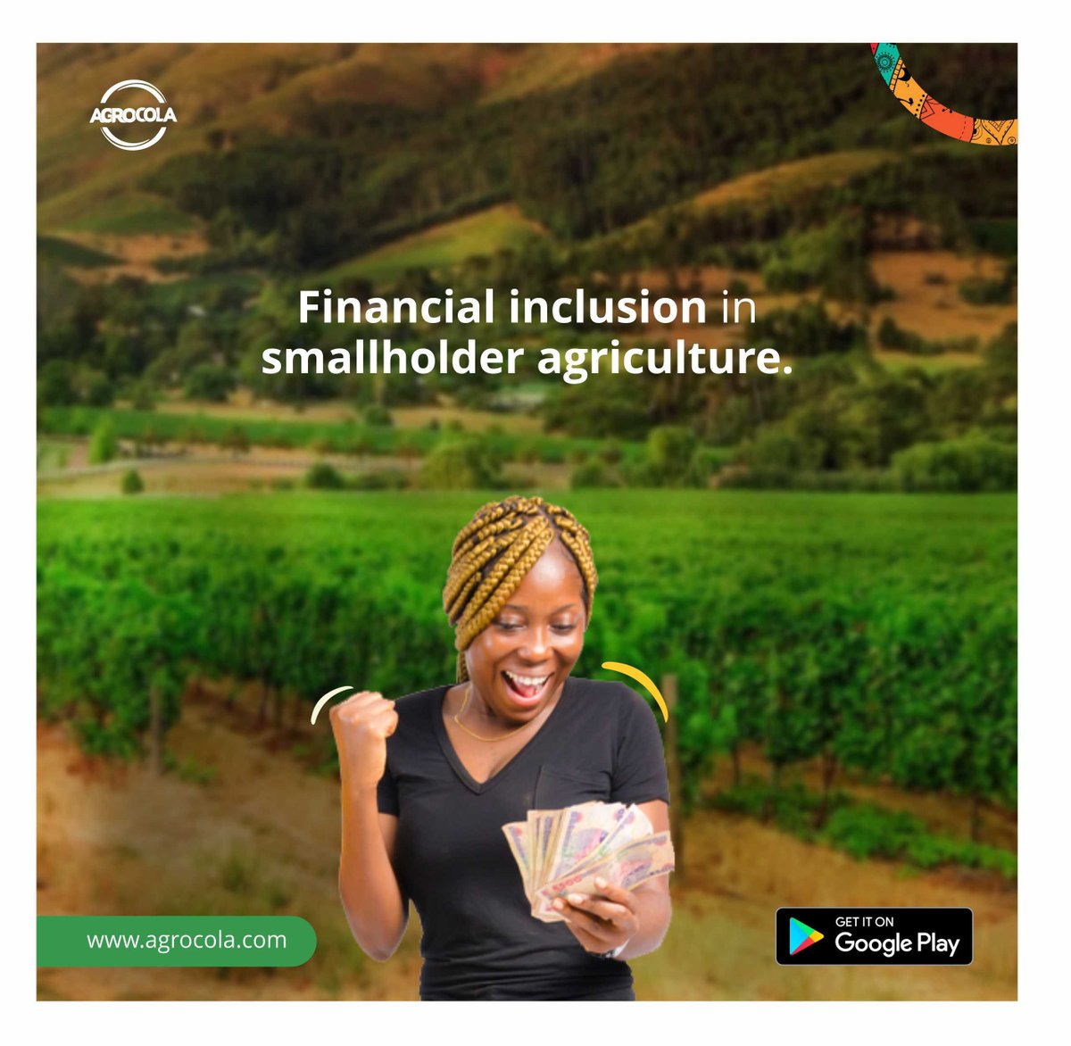agrocolang's tweet photo. The innovative agricultural solutions constantly being rolled out on AgroCola are what will end financial exclusion in smallholder agriculture. 
What AgroCola is doing is transforming this sector by empowering its most productive group. Get the full gist https://t.co/vDf7GBqStV https://t.co/zs8t0NnlAB