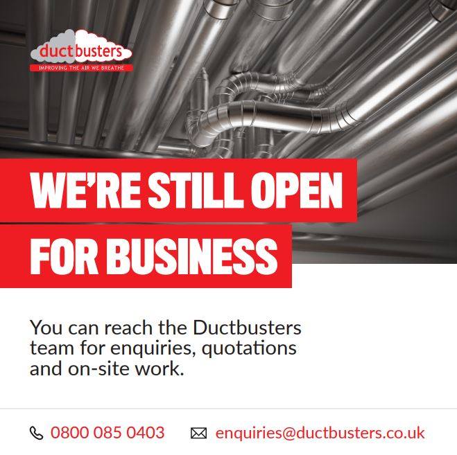 Despite the circumstances caused by COVID-19, we are striving to provide our clients with the same perfecting standards of customer service. 

If you have an enquiry, get in touch with the Ductbusters team today.