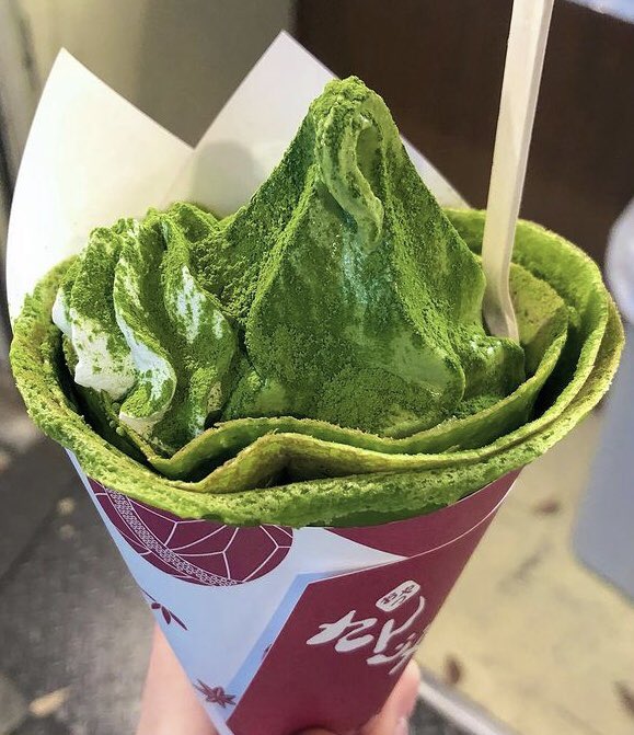 京都河原町駅近くのクレープ専門店 さんじや の 抹茶尽くしパフェ がおいしそう 話題の画像プラス