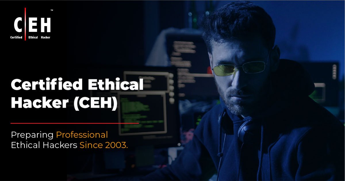 ECCOUNCIL's tweet photo. In its 11th version, CEH continues to evolve with the latest operating systems, tools, tactics, exploits, and technologies. Learn more: https://t.co/owZ36FPuDW

#eccouncil #cybersecurity #cybercareer #career #cyberskills #Infosec #NextBigThingInCyber #CEHv11 #EthicalHacking https://t.co/XIQXR2R7ZA
