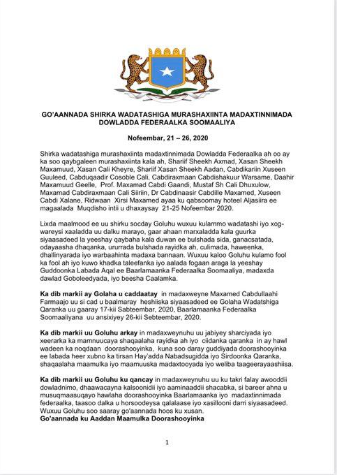 Statement from Union of Presidential Candidates.The union which brings together 14 candidates have issued a statement today after consultations with sections of the public (religious leaders, civil society, women, youth).Thread: Summary of key decisions & action points