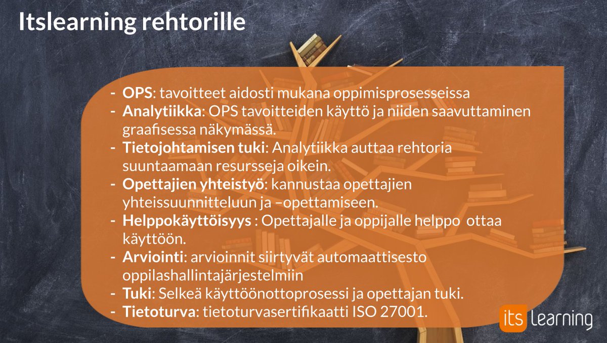 itslearningFI's tweet photo. #Rehtori'lle #itslearning on myös tietojohtamisen tuki.
Tervetuloa tutustumaan PRO REXI 2020'n itslearningin osastolle.
#suomentärkeinjohtaja #prorexi @SuomenRehtorit https://t.co/KChas8Cvg3