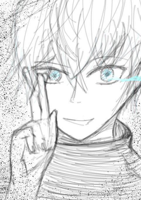 五条先生描きました
正直一目惚れです
#呪術廻戦 
#呪術廻戦ファンアート 
#五条悟 