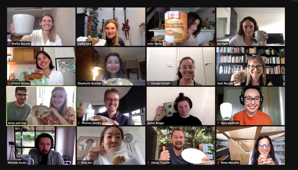 networkedcities's tweet photo. We had a little slice of Thanksgiving today with homemade pumpkin pie, pecan pie, and spiced caffe lattes. Wishing all our North American colleagues and friends a safe and happy holiday  🦃 🥧 https://t.co/DGr4lZaQ7P