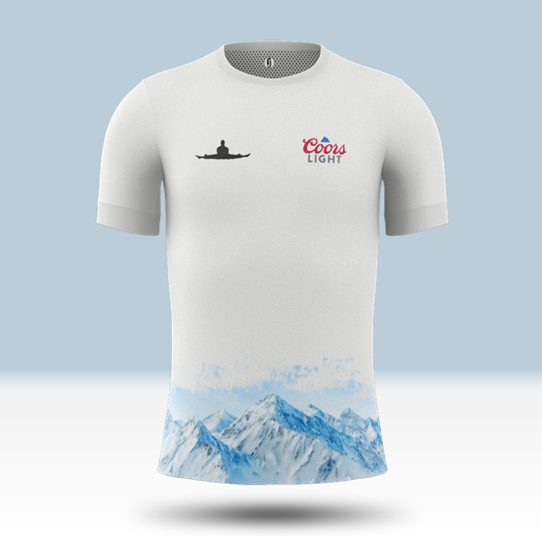 1.  @coorslightuk - This heat responsive Coors kit changes colour depending on your temperature in homage to the Coors cans themselves. A perfectly balanced  @JCVD emblem completes the look.