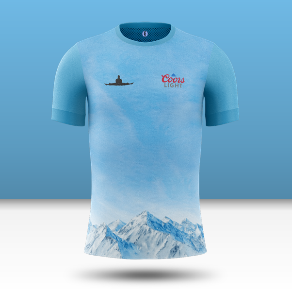 1.  @coorslightuk - This heat responsive Coors kit changes colour depending on your temperature in homage to the Coors cans themselves. A perfectly balanced  @JCVD emblem completes the look.