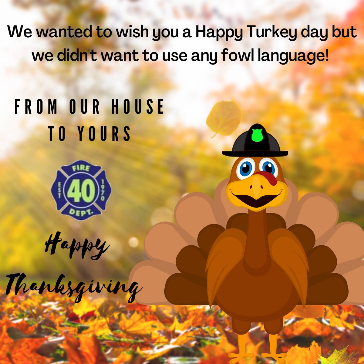 RTFD_40's tweet photo. We hope everyone has a wonderful Thanksgiving. #RTFD40 #GobbleGobble #HappyThanksgiving #LoosenTheBelt #Back4Seconds https://t.co/65t0CNqEnu