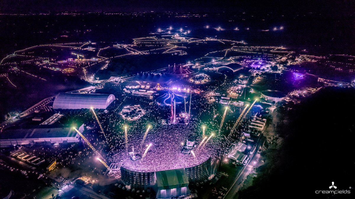 Creamfields tweet picture