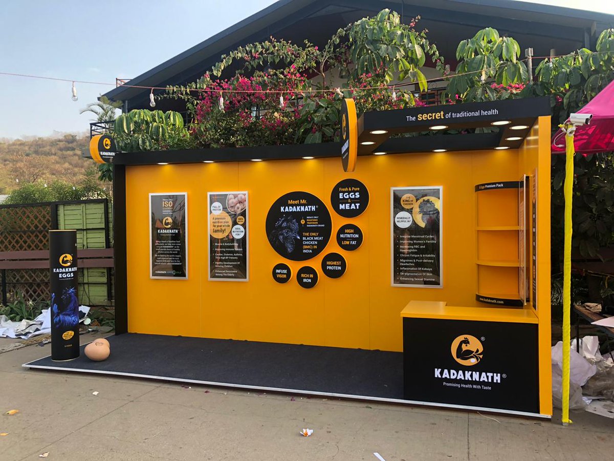adview_09's tweet photo. We have Created Exhibition Stall Design &amp; Display for @kadaknath4 

#ExhibitionStallDesigns #ExhibitionStall #exhibitionpanel #exhibition #panel #DesignThinking #StallDesign #Stall #StallWork #exhibitionstalldesignservices #exhibitionstalls #eventsetup #advertising #Nashik #pop https://t.co/OMWbNjLHXe