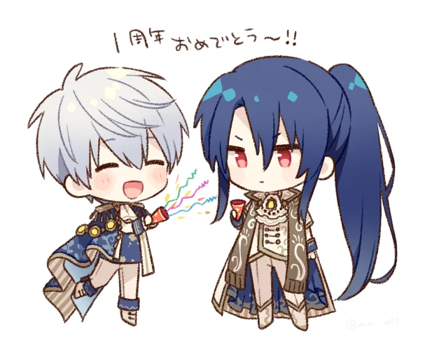 #まほやく1周年 
おめでとう～!!(ファンアートです) 