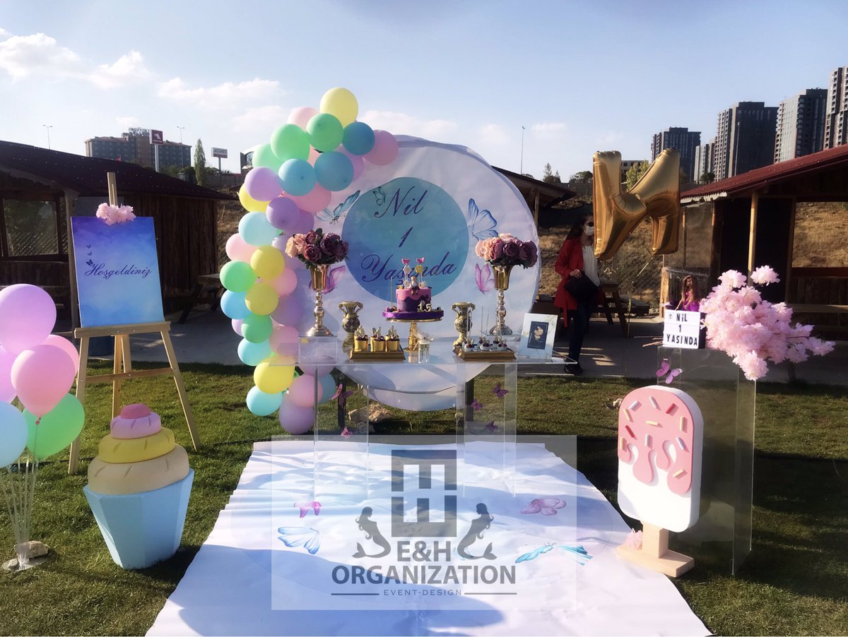 eheventdesign's tweet photo. Pandemi nedeniyle gecikmeli 1Yaş Doğum Günü🧸 💕🌸 iyi ki doğdun NİL✨ instagram ; @ehorganizasyon https://t.co/SAhf9nTuAY