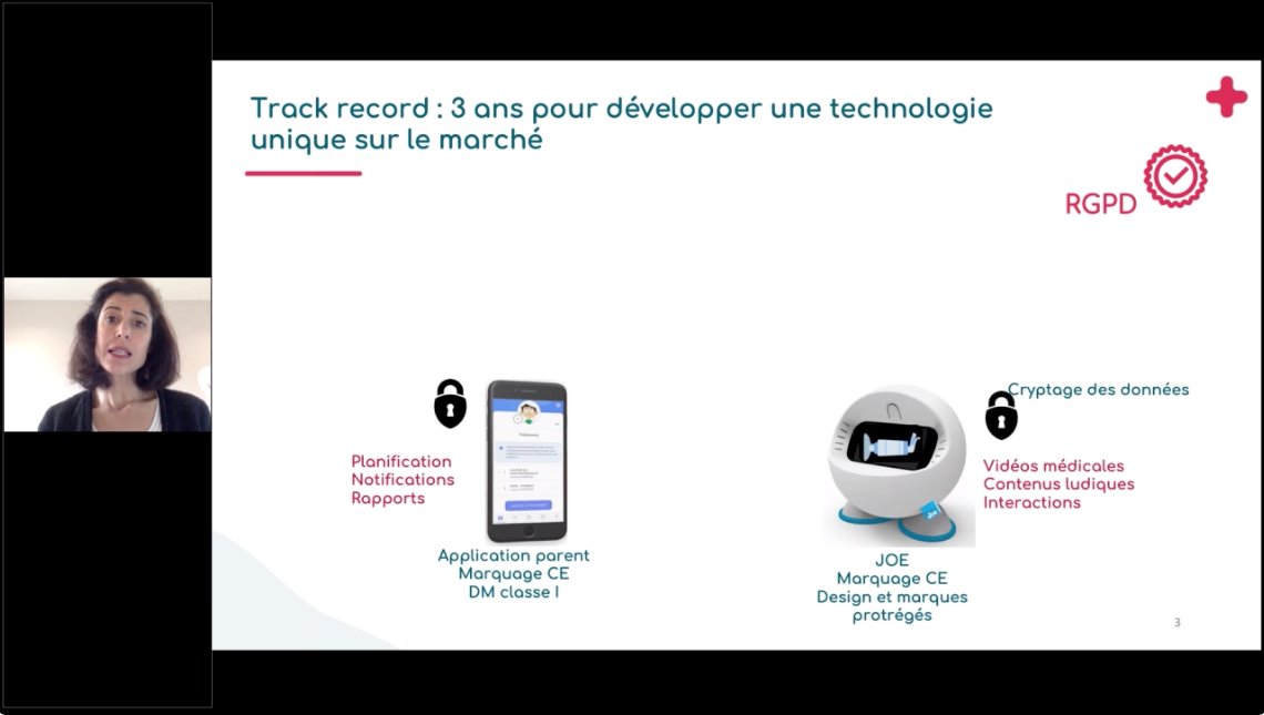 [Journée Investissements Privés] <a href="/ludocare/">LUDOCARE</a> produit des #robots #connectés (#dispositifs #medicaux de classe 1) qui accompagnent les enfants atteints de maladie chronique dans la bonne prise de leur traitement.
