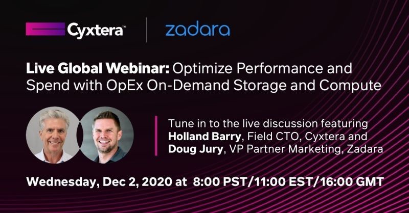leejones65's tweet photo. 💥 Live Global Webinar 💥
Optimize Performance and Spend with OpEx On-Demand Storage and Compute - Save your 🪑 here https://t.co/rO1GcQuHZk
#Zadara #Cyxtera #CloudStorage #DataStorage #STaaS #OpEx #zCompute #Compute #HybridIT #Ransomware #BaaS #Backup #Technology #Innovation https://t.co/O5S62EiMt1