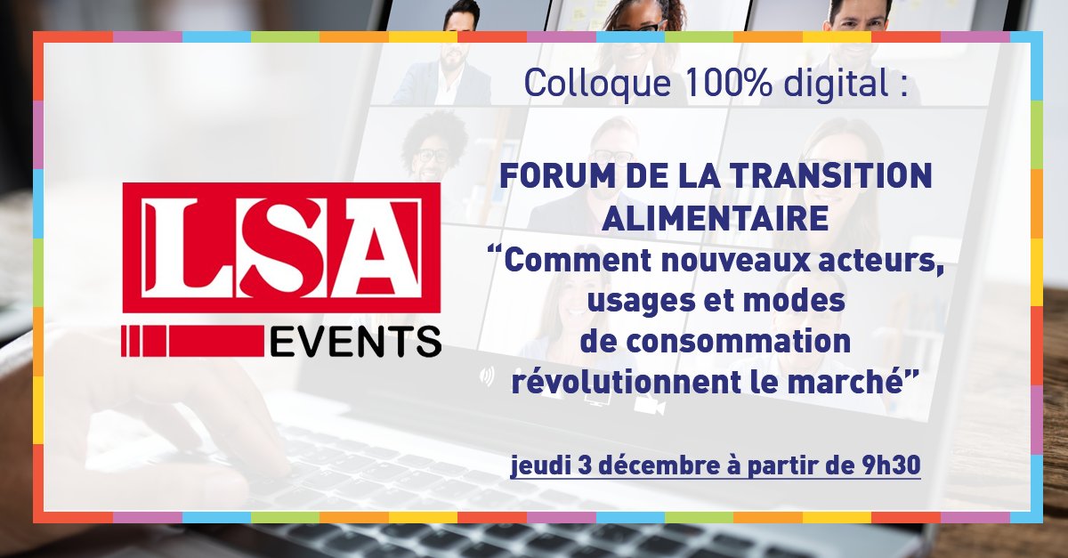 LaNoteGlobale's tweet photo. #SaveTheDate 🗓 Rdv le 3 décembre pour la conférence @EventsLSA dédiée à la #TransitionAlimentaire, en présence de certains de nos #adhérents (@sodebo, @CarrefourFrance, @Agri_confiance, @lacoopagricole) et de @M_Rouer, notre cofondateur 👉 https://t.co/Cesd5PaBlp #LSATRANSAL https://t.co/znyDQHlh6p