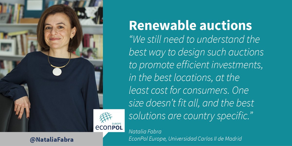 EconPolEurope's tweet photo. Second session of day 2 of #EconPol2020 is underway.
First up is @NataliaFabra presenting her work on technology procurement v technology specific procurement
We spoke to Natalia abour her work and she gave us some insight into renewable energy auctions
https://t.co/xIL5g2bxS3 https://t.co/QJhumBacGN