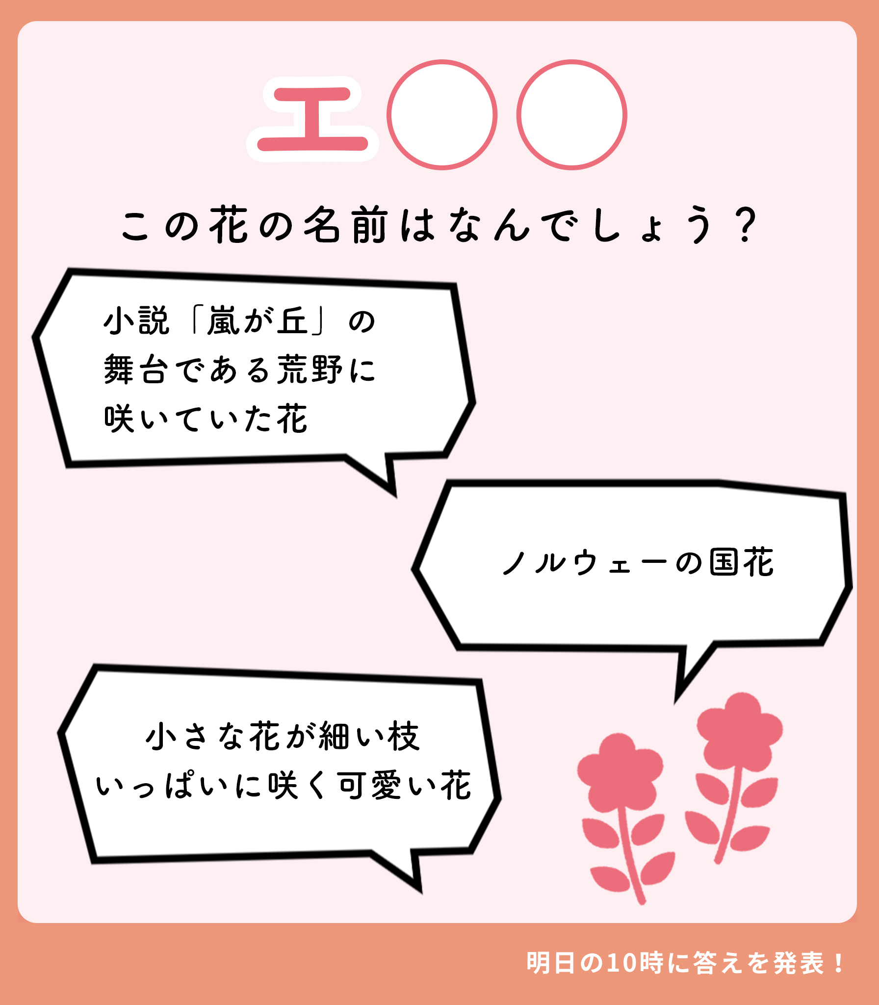 花キューピット I879 Com 公式 花しりとり キャンペーン アロエ 第二弾は秋の草花 フォロー Rtで50名様にamazonギフト券1 000円分が当たる 応募方法 I8791 をフォロー この投稿をrt 次の日の花の名前が分かった人はリプライで