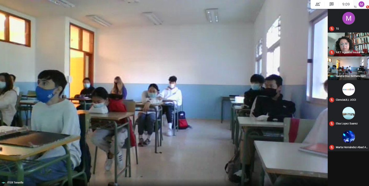 ITERtenerife's tweet photo. Primer evento del día en la #miniferia20 de Tenerife con la “Visita SOSTURMAC: energía y patrimonio” en el que participan alumnos de 4º de la ESO del IES Los Cristianos CEIP, realizando esta Ruta Virtual desarrollada dentro de nuestro proyecto #SOSTURMAC. #scic20 https://t.co/72AbwKaon3