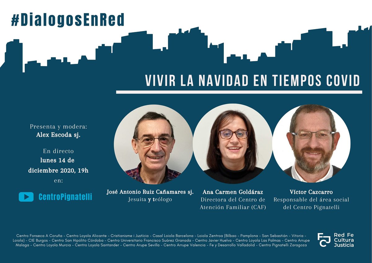 El lunes 14 de diciembre, a las 19 h. #DialogosEnRed desde el 
<a href="/cpignatellizgz/">Centro Pignatelli</a> "Vivir la Navidad en tiempos de COVID"
youtu.be/Q-Qqy3waz4s
