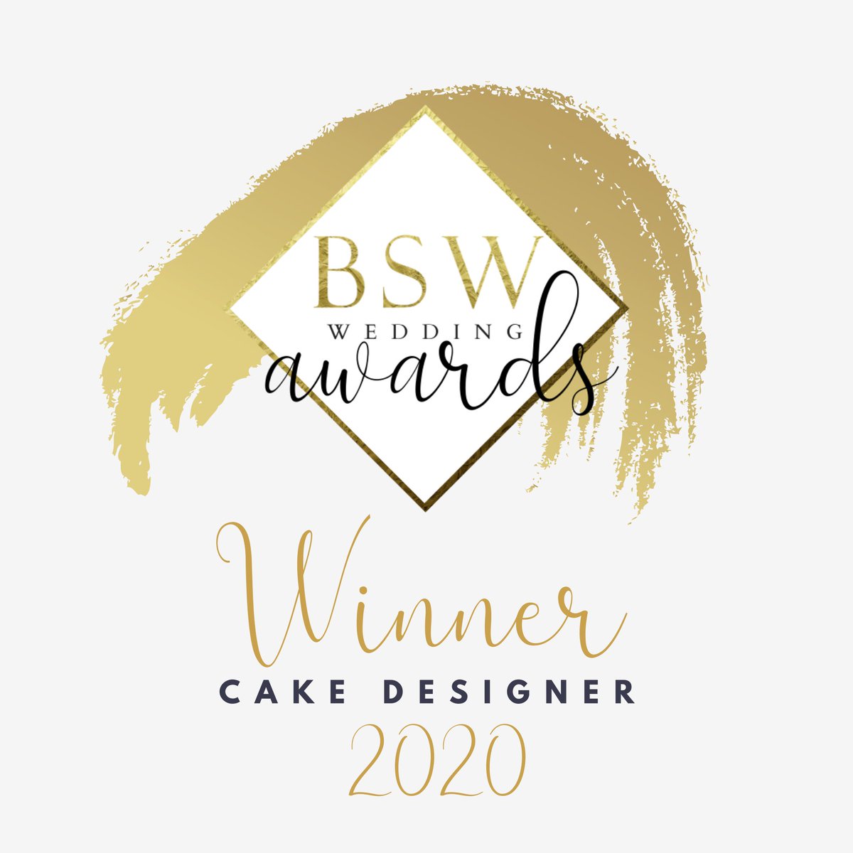 So very thrilled with my Wedding Cake Designer 2020 awards from The Bristol Somerset &amp; Wiltshire Wedding Awards. Thank you so much to everyone who voted for me xx #weddingawards #cakedesigner2020 #awardwinningcakemaker #awardswinner #goodnewsatlast #goodnews