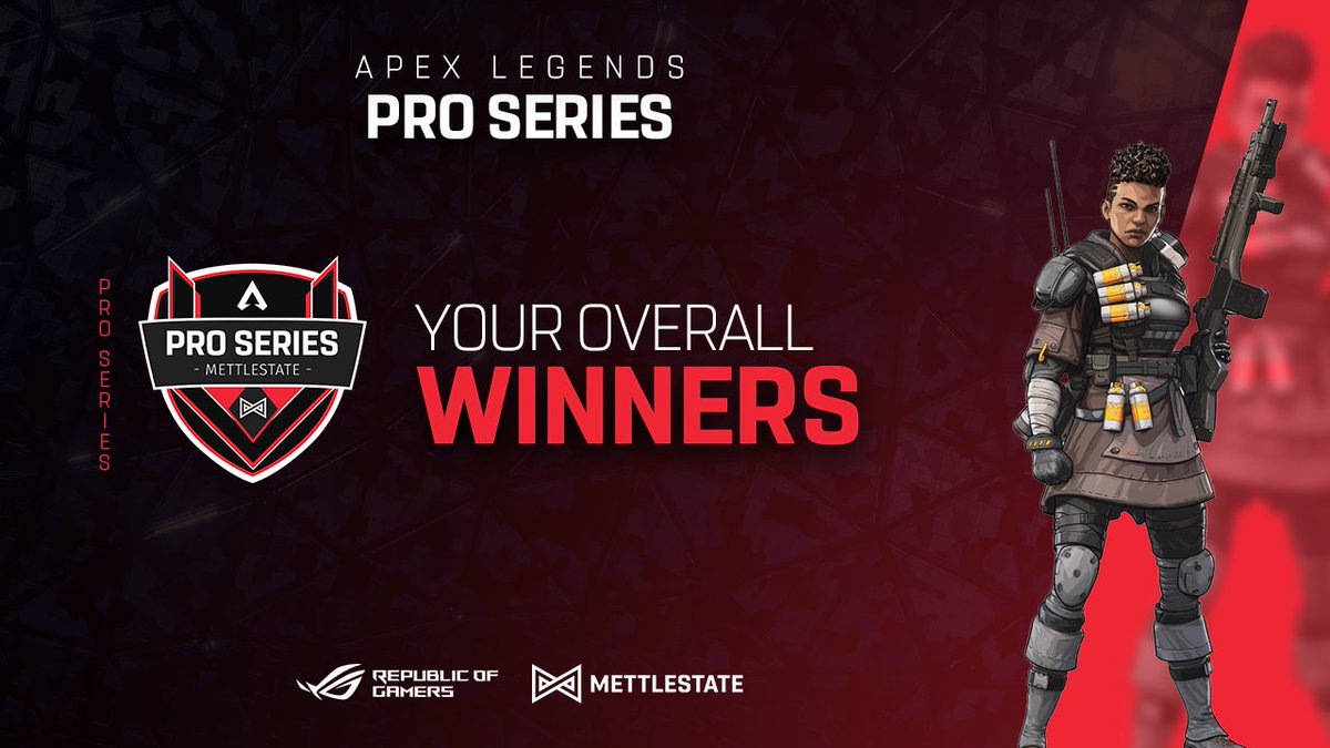 Mettlestate's tweet photo. And that's a wrap for the Apex Legends Pro Series! @AtkArena took the W for the season, GGWP ๐ We'll see you legends next time ๐ @ASUS_za #ForgeApex https://t.co/h80Nn7nZE1