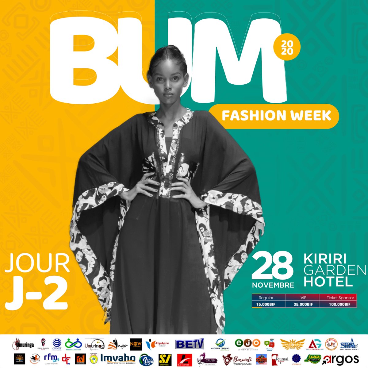 UmuringaMag's tweet photo. BUM Fashion Week, J-2 🔥
#umuringa #umuringamag #umuringafashion #bumfashionweek #burundian #burundionthemap #burundianbeauty #burundifashion #burundifashionweek https://t.co/8X53GnfSyq