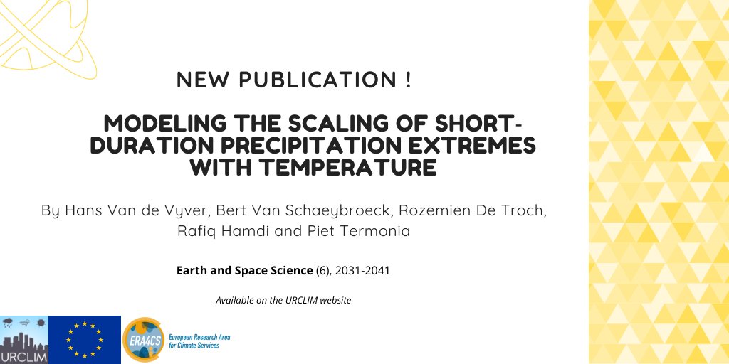 UrclimProject's tweet image. #ClimateServices As part of @UrclimProject, a new publication in @wileyearthspace by partners @meteobenl and @ugent is now available via our website! ➡️bit.ly/3amPYSe