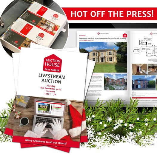 It’s beginning to look a lot like Christmas! We are currently printing the <a href="/auctionhouseuk/">Auction House</a> East Anglia  #Christmascatalogue for their December Auction. Even Santa is doing his bidding from home this year.
