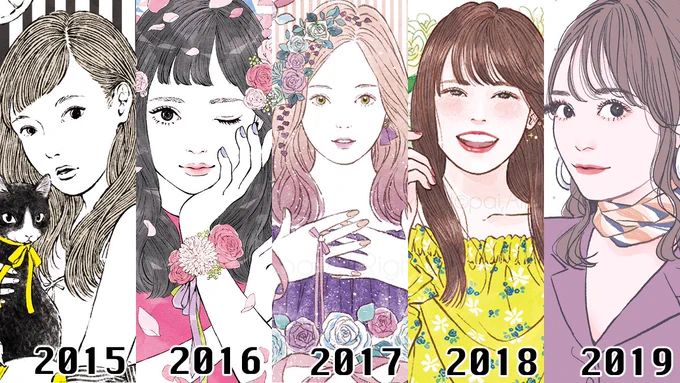 牛歩進化だけど年々よりかわいい子描ける様になってる気がするよ! 