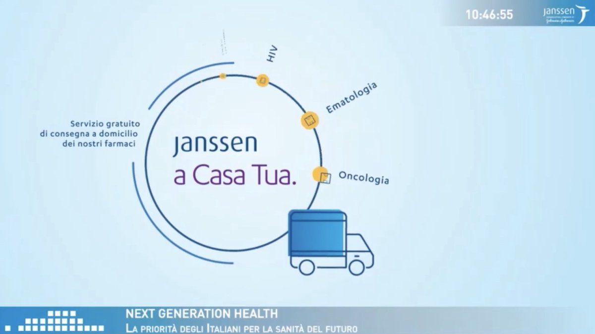 JnJ_Italy's tweet photo. #JanssenACasaTua consegna a domicilio i farmaci ospedalieri, per garantire a tutti i pazienti la continuità di cura. Un servizio di Home Delivery nato per proteggere la salute di pazienti, farmacisti e clinici, riducendo gli accessi in ospedale

#NextGenerationHealth https://t.co/wl7iTVqx8l