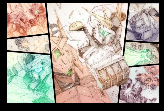 なんとなくSDガンダムの過去絵などなど。ノーマルワールド編
#SDガンダム 