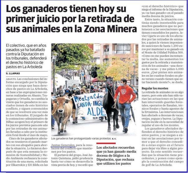 Larre eskubideen alde!
#Trapaga
#Ortuella
#Abanto