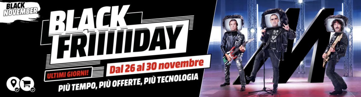MediaWorld rilancia gli ultimi giorni di #BlackFriday ma le offerte sono praticamente le stesse già viste nel volantino in giro da qualche giorno, le buone e le no https://t.co/s10ohcNN7D https://t.co/1Vo2L9fCRD