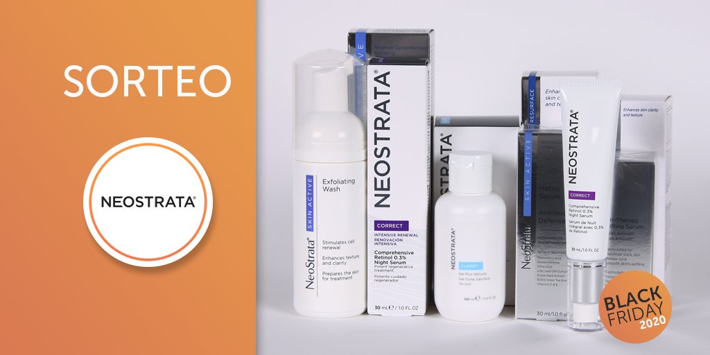 farmaciajim's tweet photo. 🖤🎁SORTEO BLACK FRIDAY🎁🖤¡Regalamos 1 pack de productos #Neostrata valorado en 250€!

Para participar:
1⃣ Sigue a @farmaciajim en Twitter
2⃣ RT y comenta con #BlackFridayParaTuPiel nombrando a 3 amig@s

⏳¡Hasta el 6 de Diciembre!
Toda la info: https://t.co/q2Y7w4xvR6 https://t.co/9Vvx4tdMXv