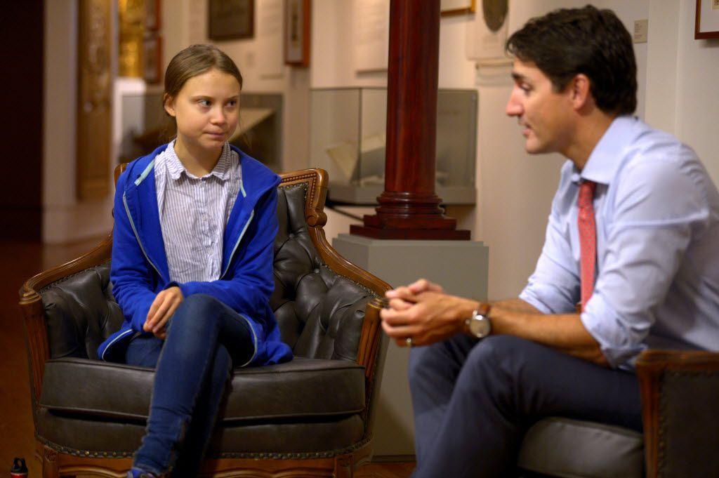 Prime Minister Justin Trudeau falls for Greta Thunberg prank