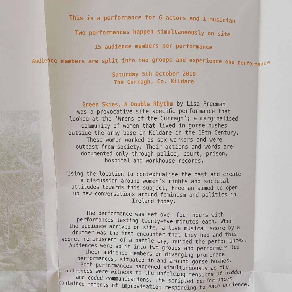 akellymurphy's tweet image. Excellent text by Lily Cahill, and sensational design by @_waysofseeing Copies available from @TBGandS for Dublin Art Book Fair

Thank you kindly Lisa Freeman 🙏🏻