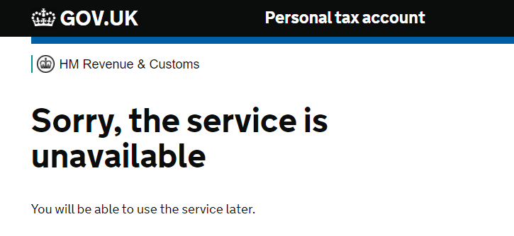 EruditeWolf's tweet photo. @HMRCcustomers Is the government gateway to HMRC down today? https://t.co/jczYEH8dDi