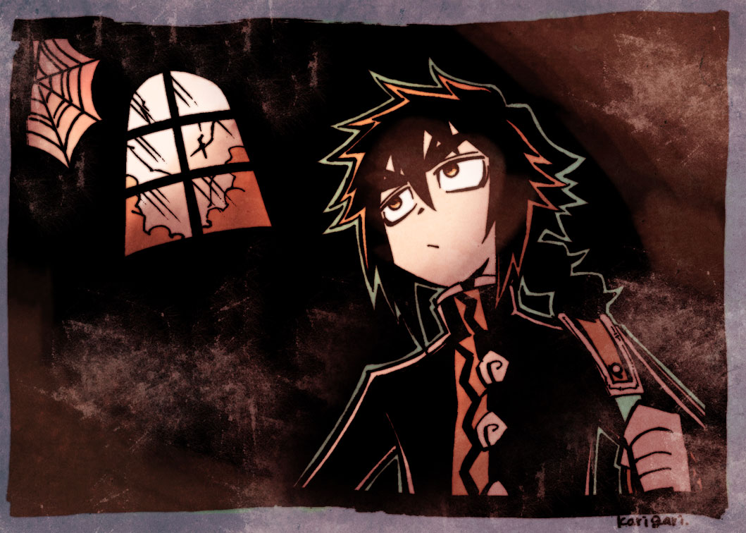 創作 08さそり座 アンタレスの趣味 暗くて静かな場所や1人で過ごす事が好きな かりがり Karigariのイラスト