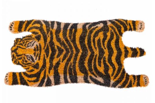Tiger doormat from <a href="/HomescapesUK/">Homescapes</a>. Love it