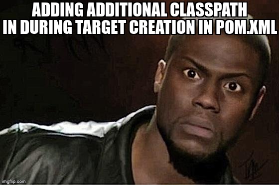 overflow_meme's tweet image. Adding additional classpath in during target creation in pom.xml stackoverflow.com/questions/6501… #java #maven #pomxml
