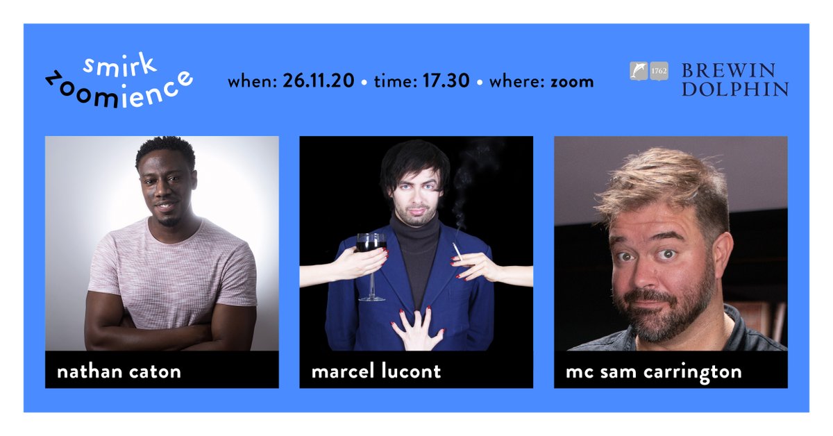 CANNOT WAIT to get this gig for <a href="/brewindolphin/">RBC Brewin Dolphin</a> rolling later today. We'll be laughing Lockdown II away with a couple of world class comics.
(For the uninitiated here's what it's all about vimeo.com/468907102)
#wellbeing #comedy #whatlockdown?